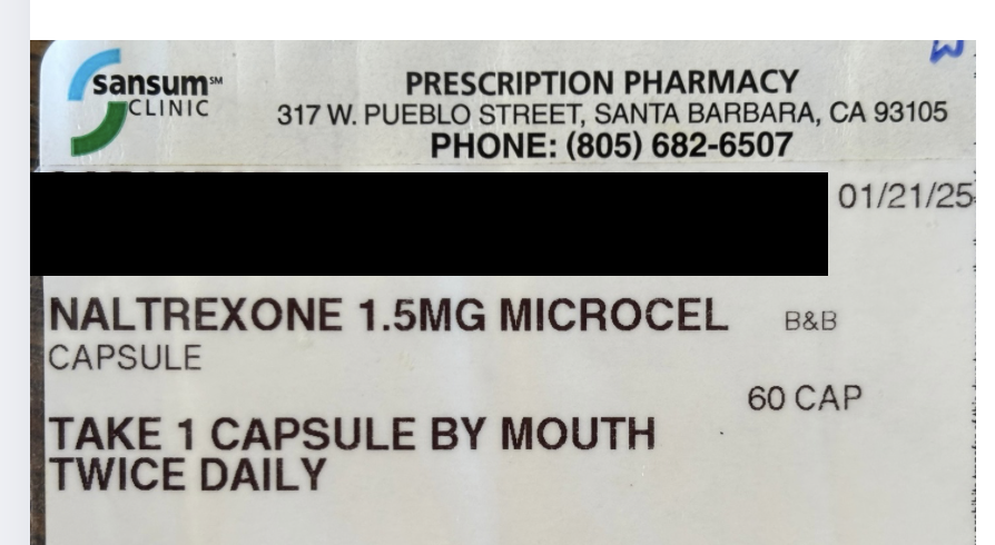 Low dose naltrexone for IGM